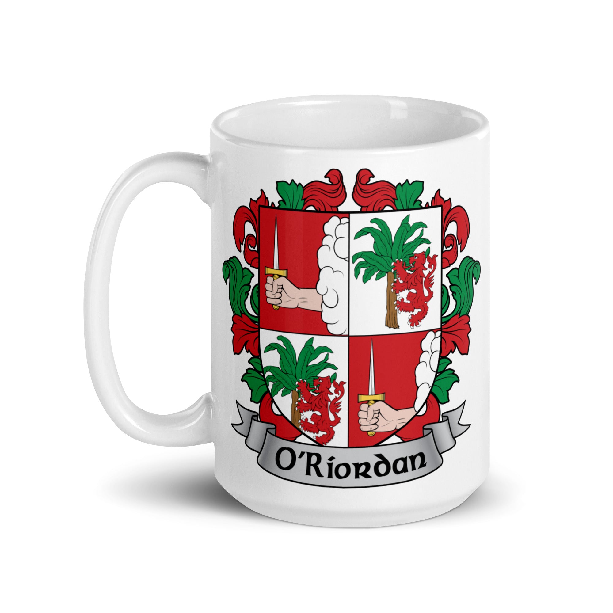 7.62 Drinkware O'Riordan tazza ceramica 15oz stemma irlandese
