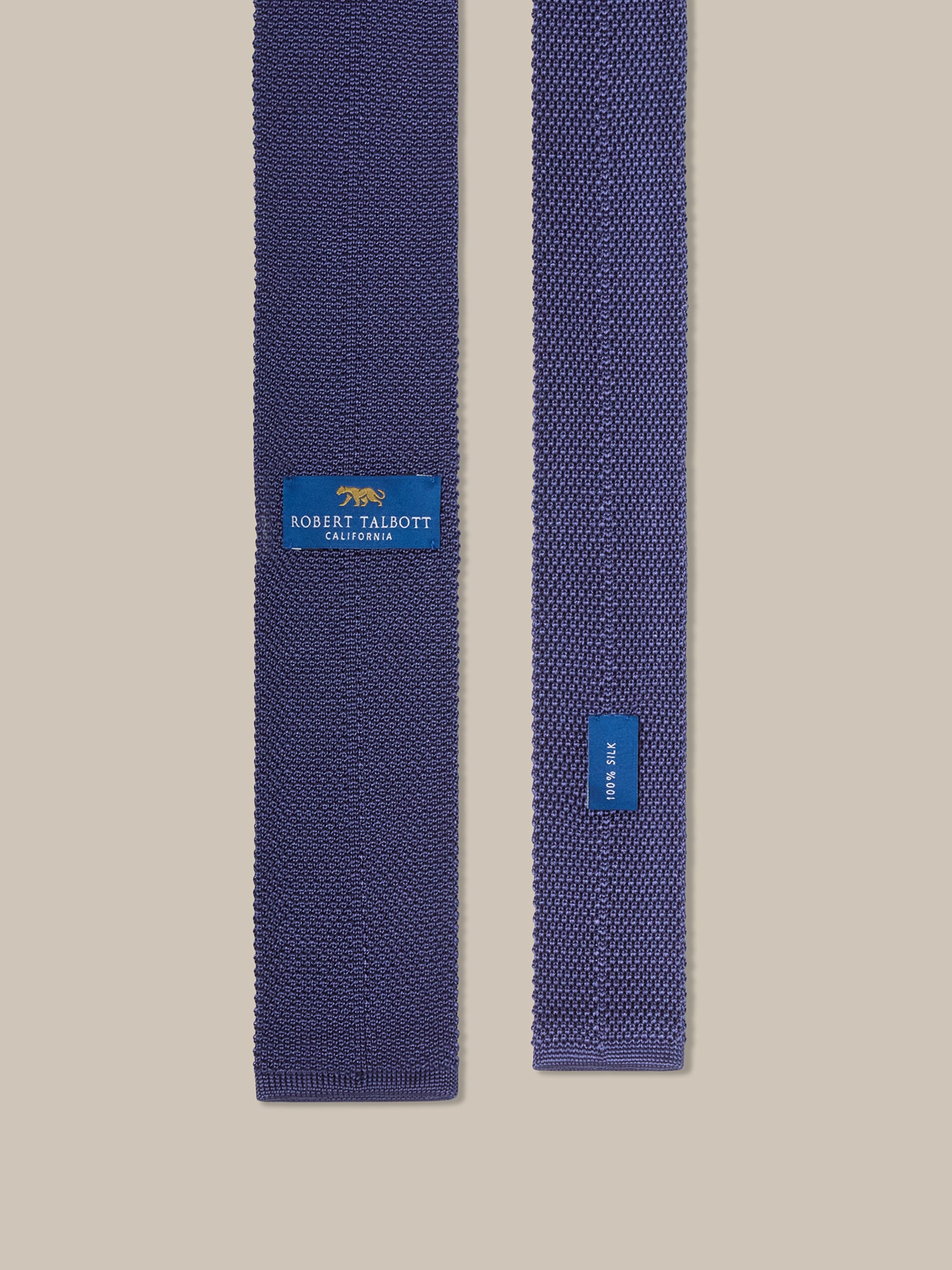 Robert Talbott Redford cravatta knit seta copen REG