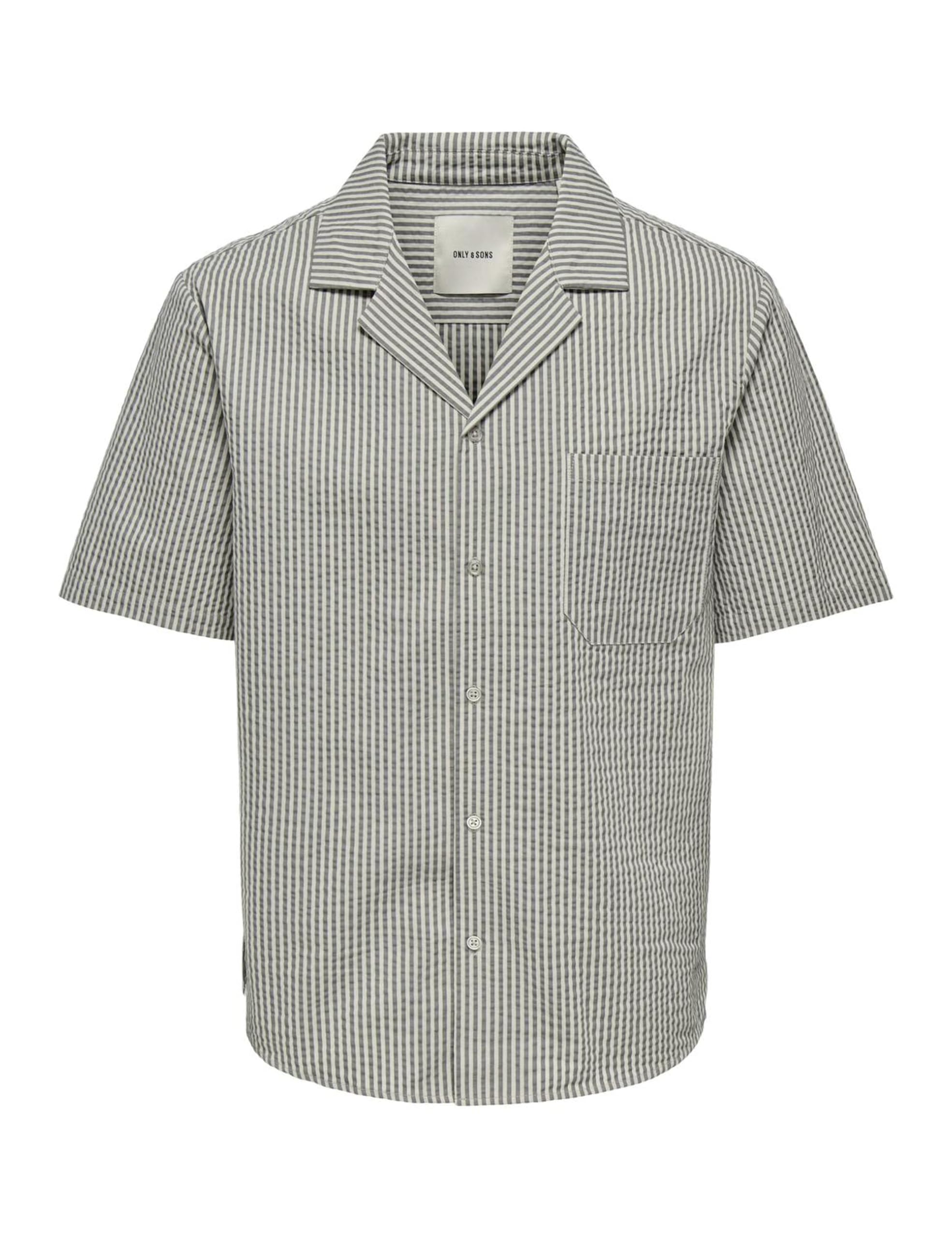 ONLY & SONS Onseye Resort Camicia Uomo Nero Cotone