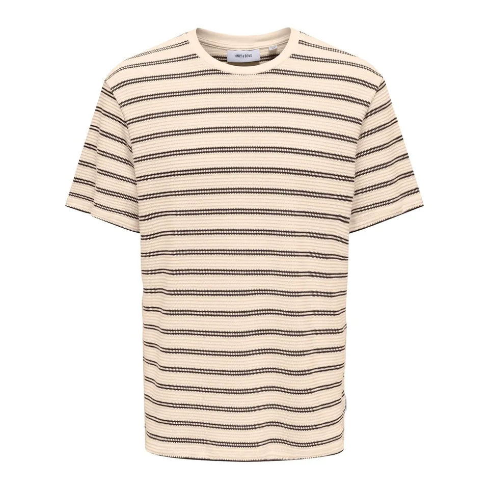 Only & Sons Sian Regular Striped Camicia Uomo Cotone Righe