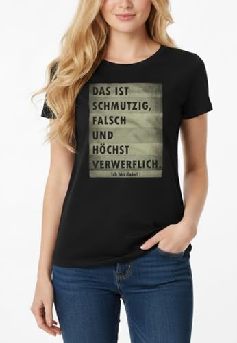 Makaya T-Shirt Donna Maglietta Cotone L con Scritta
