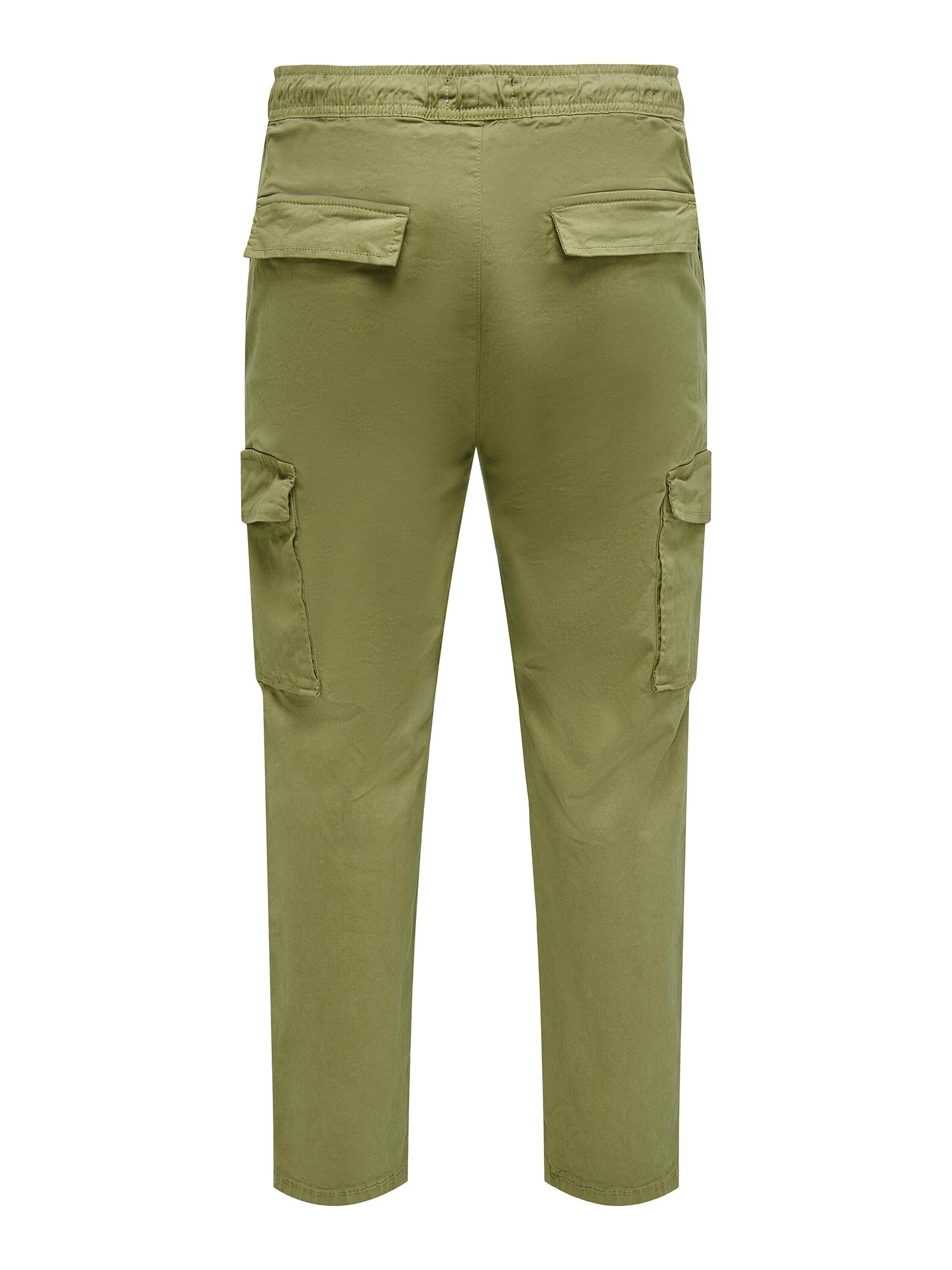 ONLY & SONS Pantaloni Cargo Uomo Tasche Laterali Taglia M Casual
