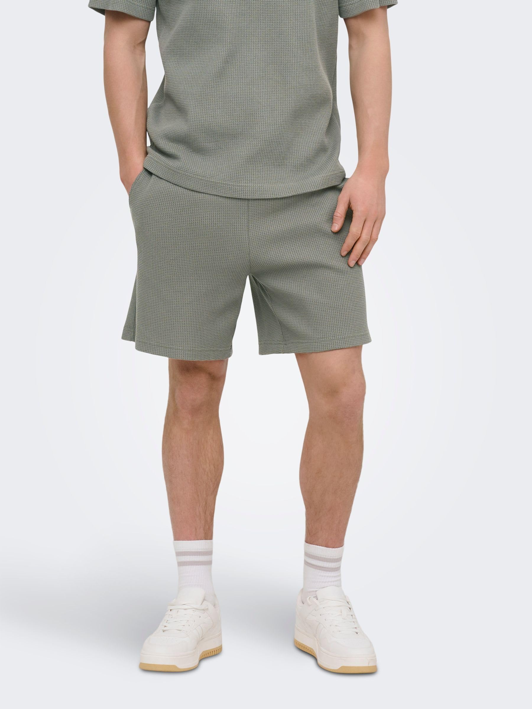 Only & Sons Onstobie RLX Pantaloncini uomo XS waffle