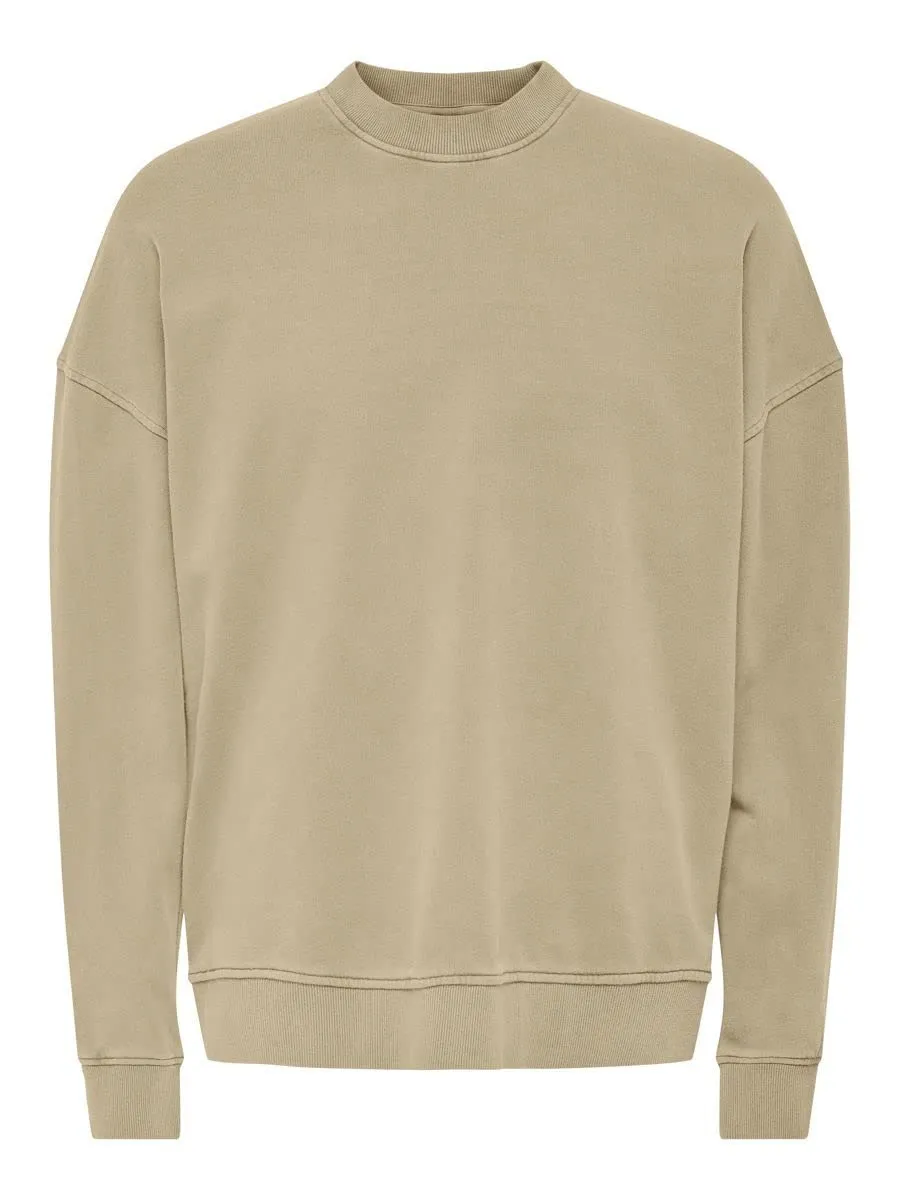 ONLY & SONS Onsron Life RLX felpa girocollo uomo