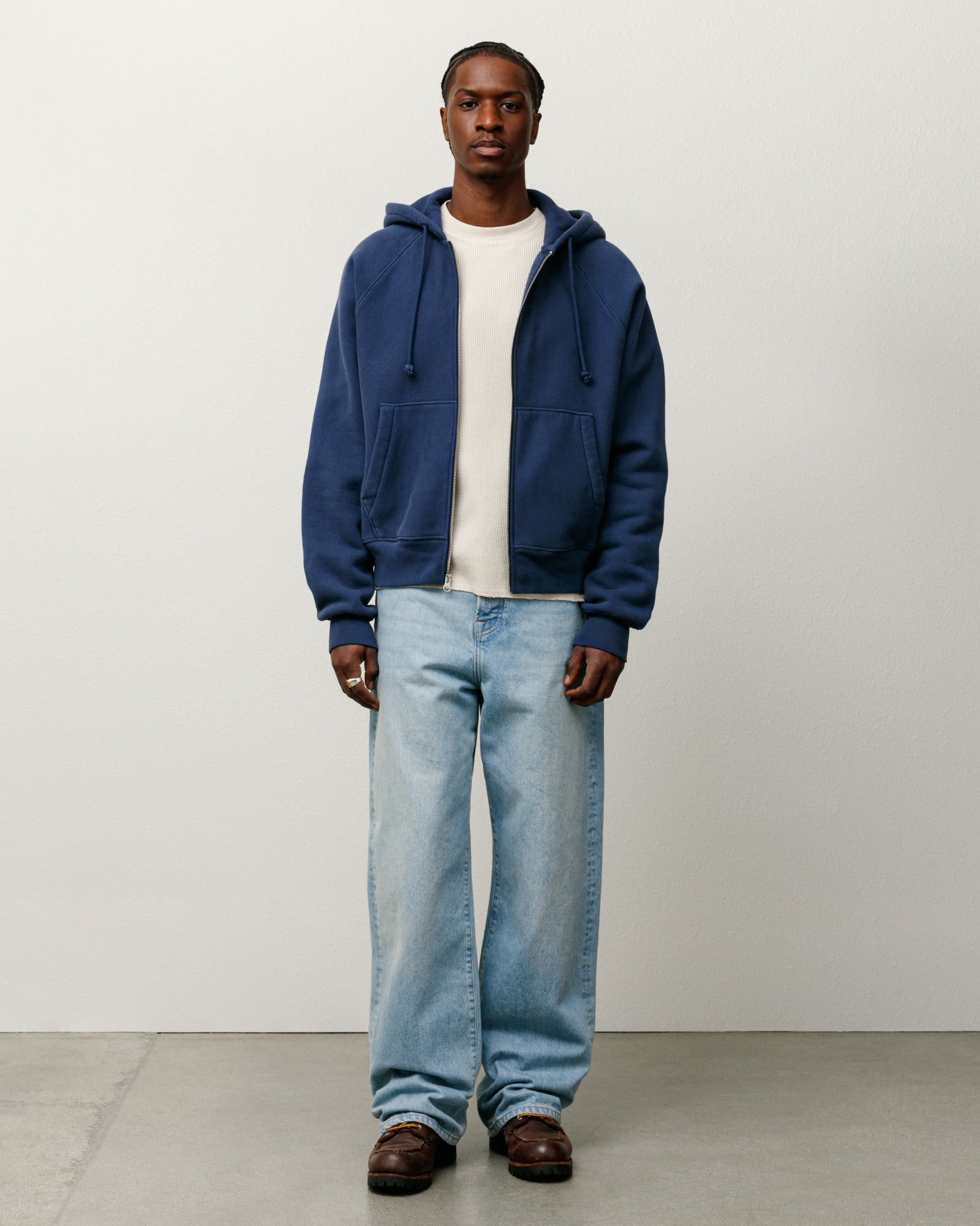 Stussy Relaxed Jean Denim jeans light wash 100% cotone
