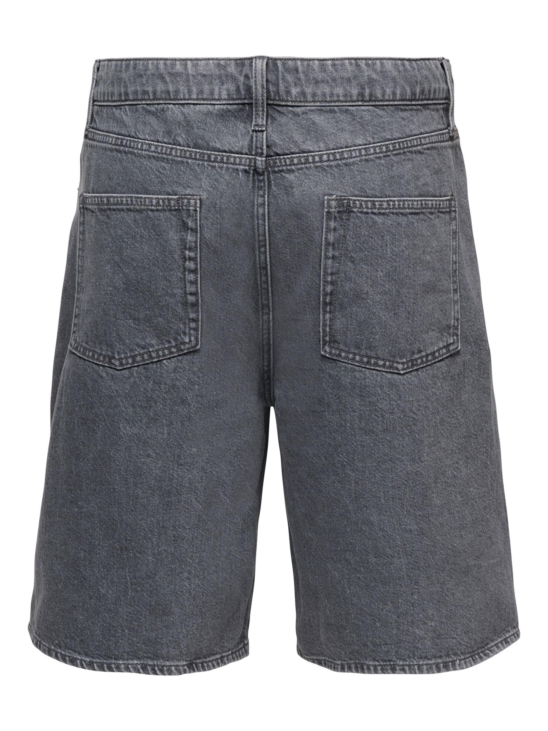 ONLY & SONS Onsremi Shorts Uomo XL Denim Blu Wide