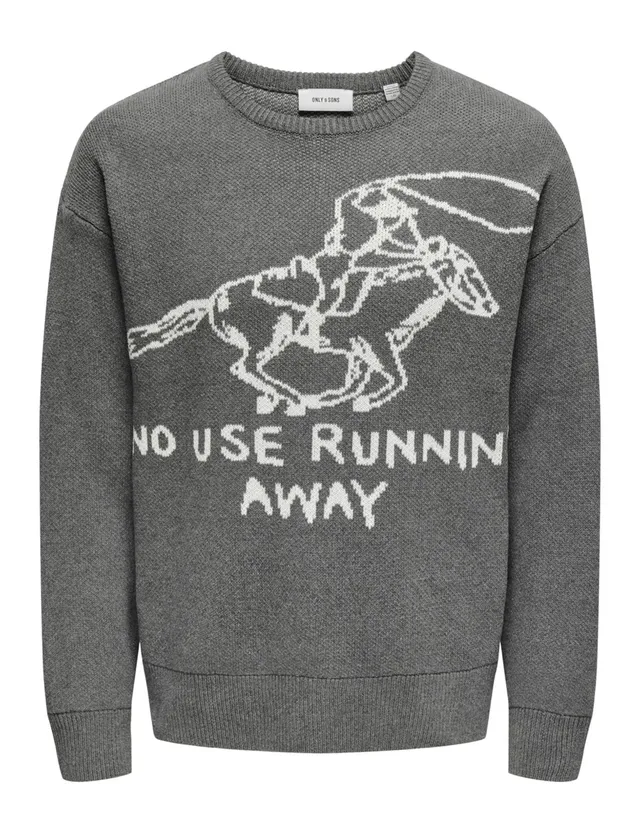 Only & Sons Onsgunner Life Maglione Uomo Ultimate Grey