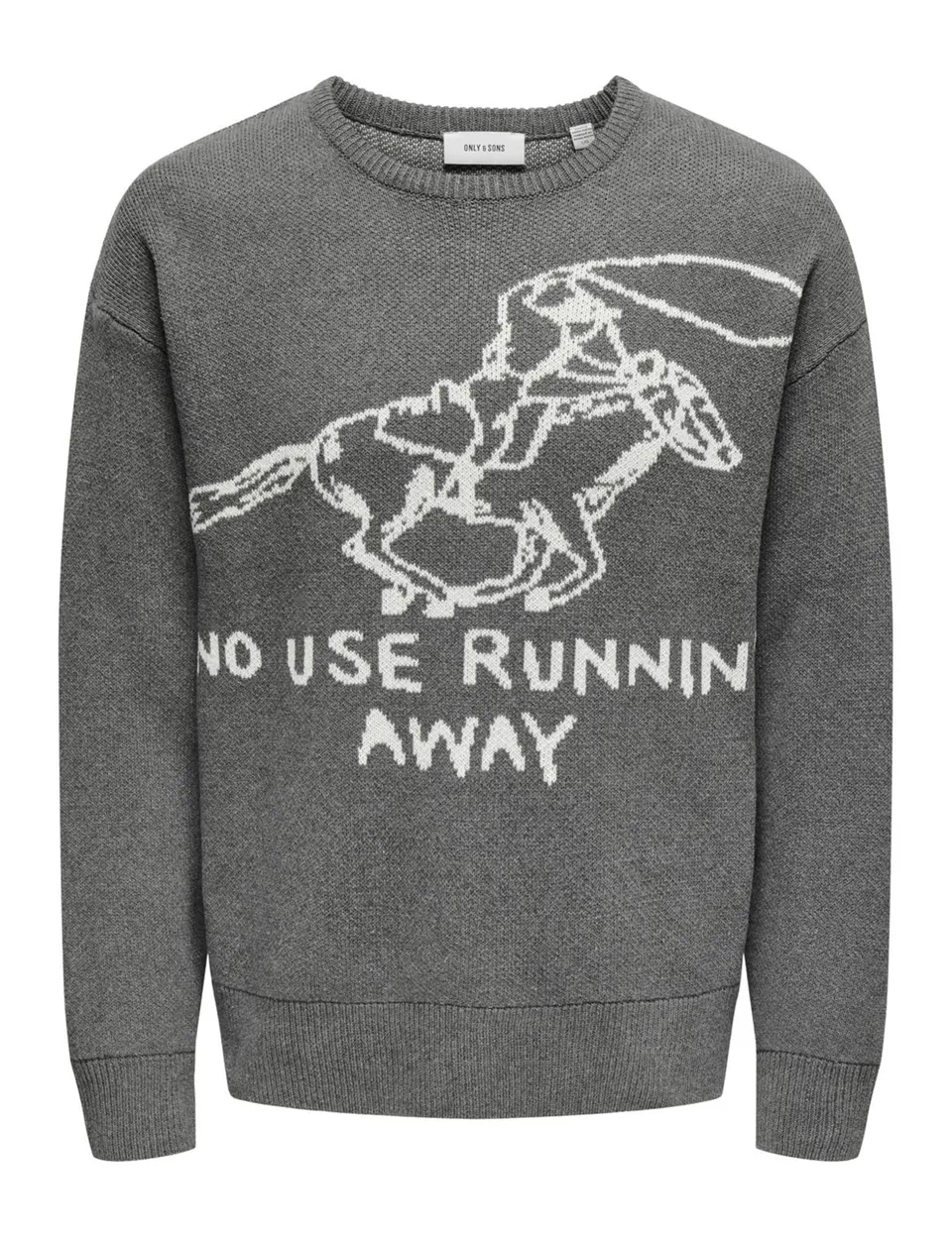 Only & Sons Onsgunner Life Maglione Uomo Ultimate Grey