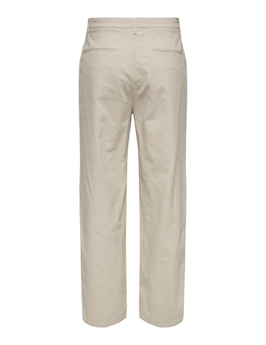 Only & Sons Onsbob Loose Pantaloni Rivestimento Argento