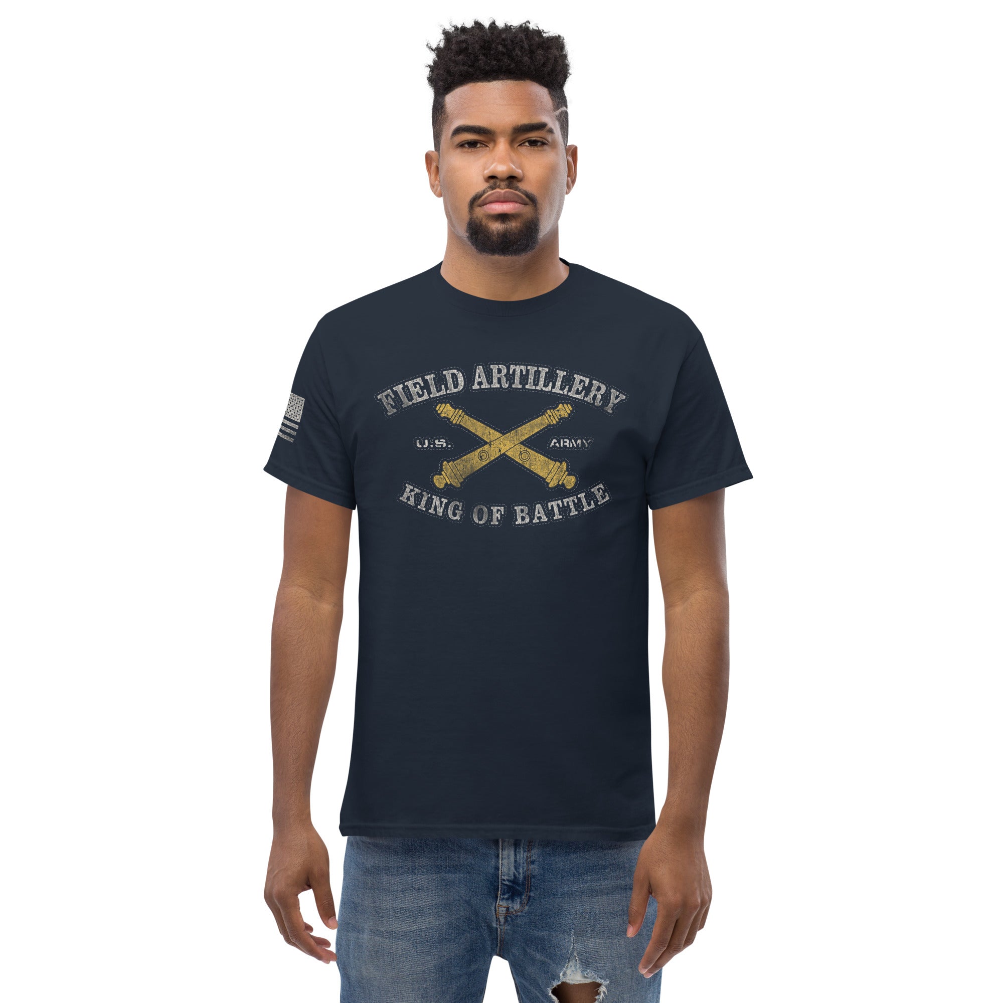 7.62 Design Field Artillery maglietta uomo nera cotone