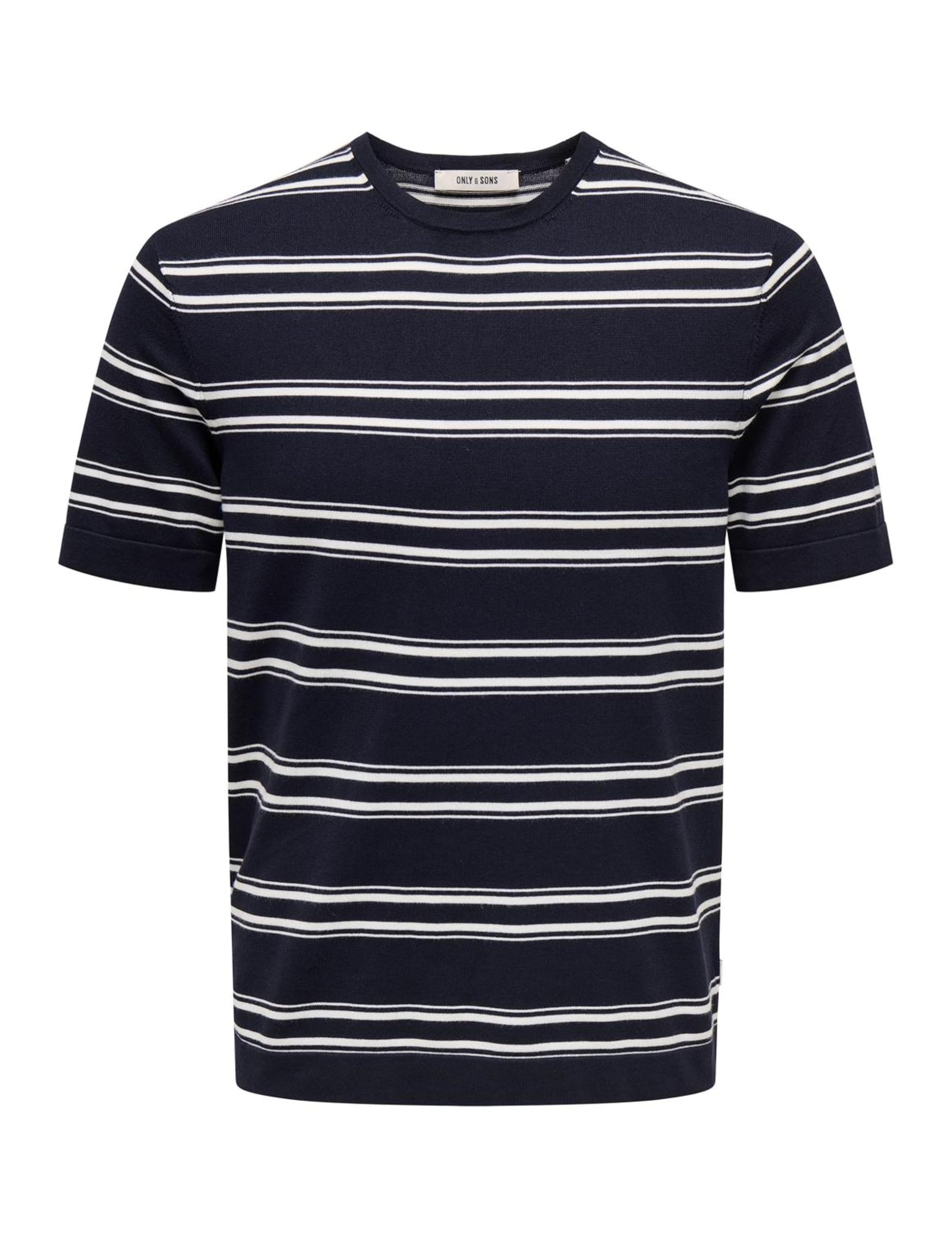 Only & Sons Onswyler Life Stripe Maglia Uomo L Blue Fog
