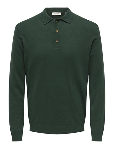 Only & Sons Onsloui Polo Uomo Maglia Nera M