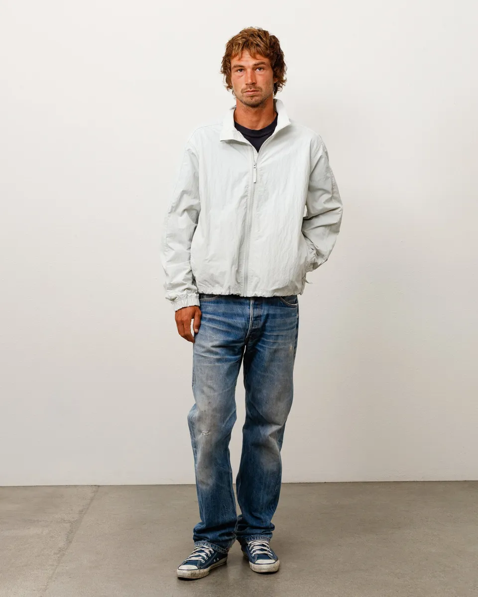 Stussy Lightweight Mock Jacket giacca bone nylon