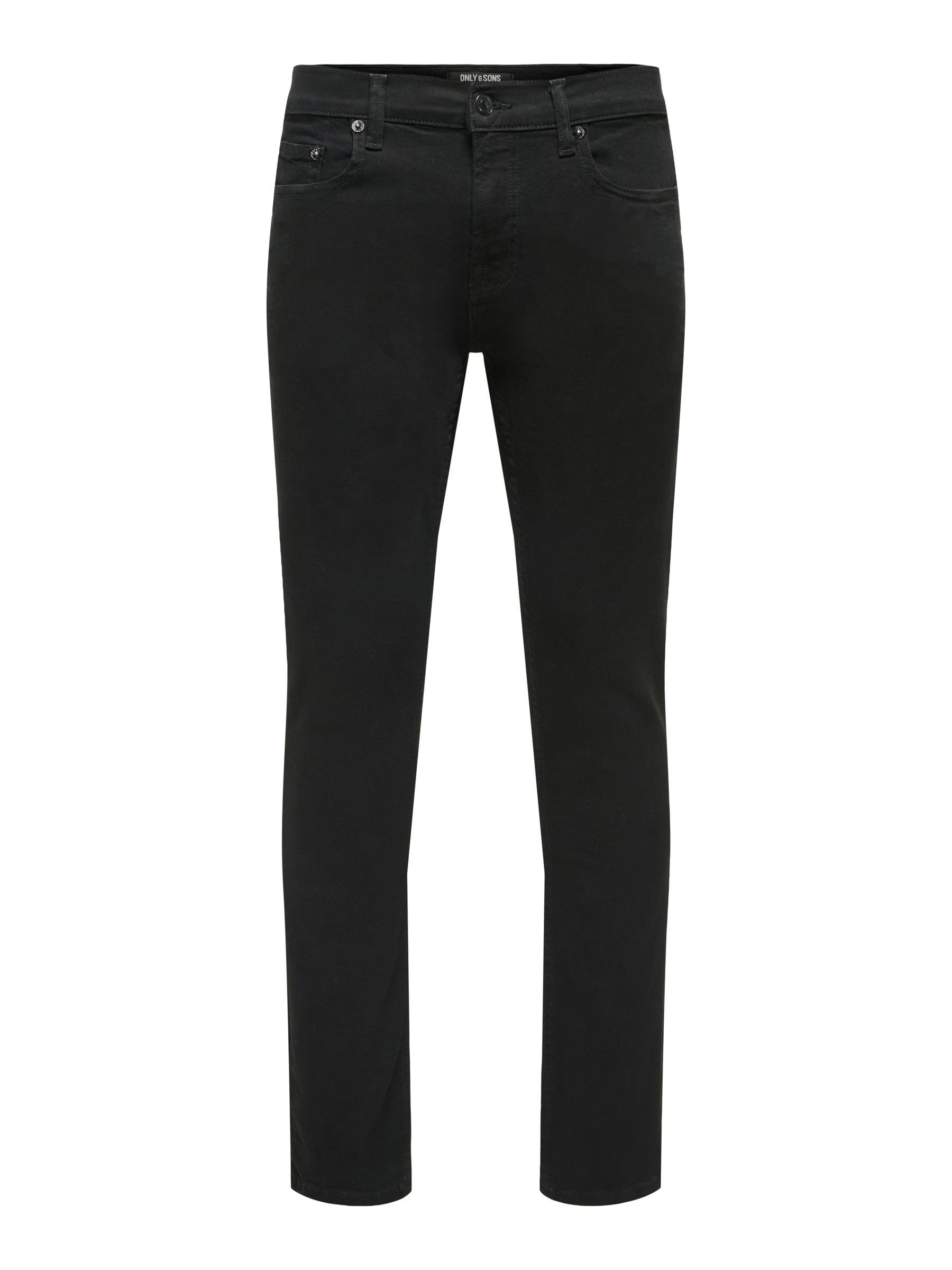 Only & Sons Onsloom Slim Jeans uomo 32W/32L black denim