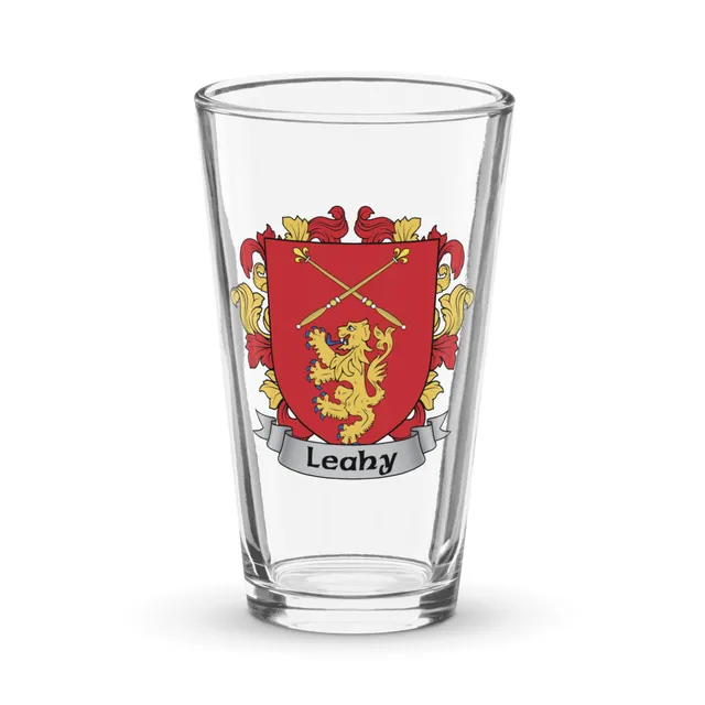 7.62 Design Leahy Bicchiere Pinta 16oz Stemma Irlandese