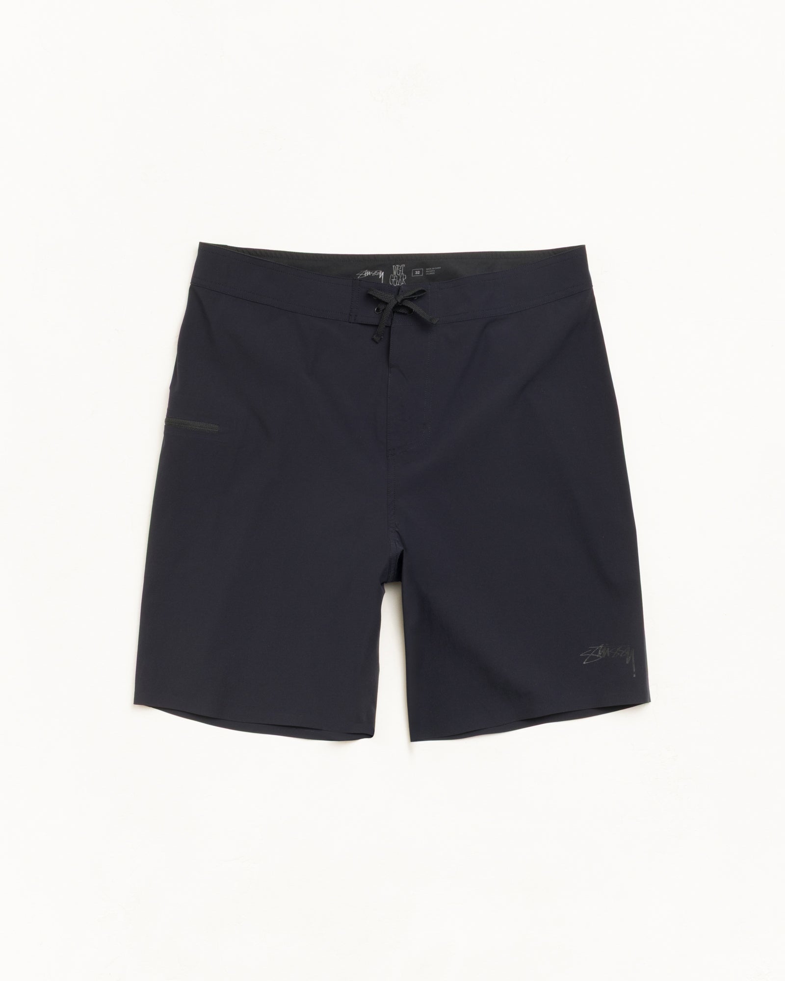 Stussy Peak Board Short costume Black nylon 25,4 cm