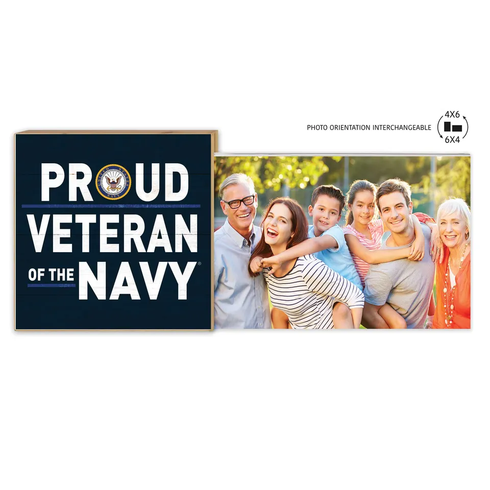 7.62 Design Navy Proud Veteran Cornice foto 4x6