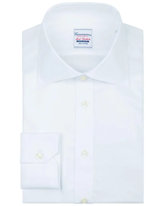Camicissima Non Iron Stoccolma Camicia Bianca Extra Slim