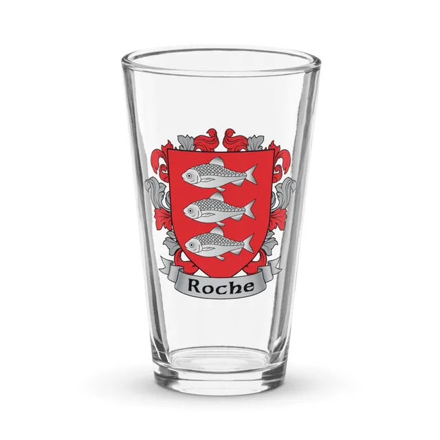 7.62 Design Roche Irish Crest bicchiere pinta vetro 473ml