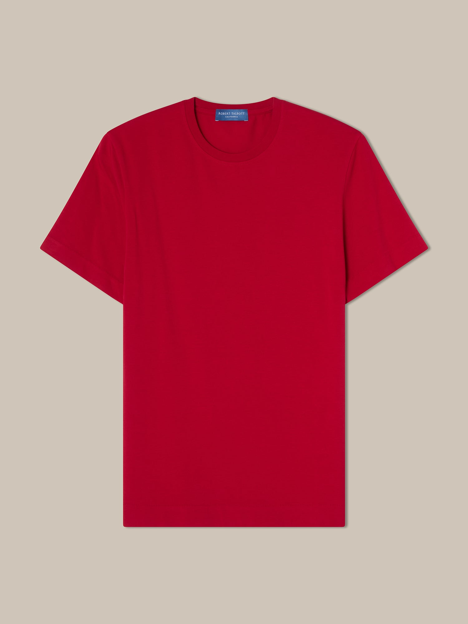 Robert Talbott Dean Tee t-shirt Classic Red M cotone