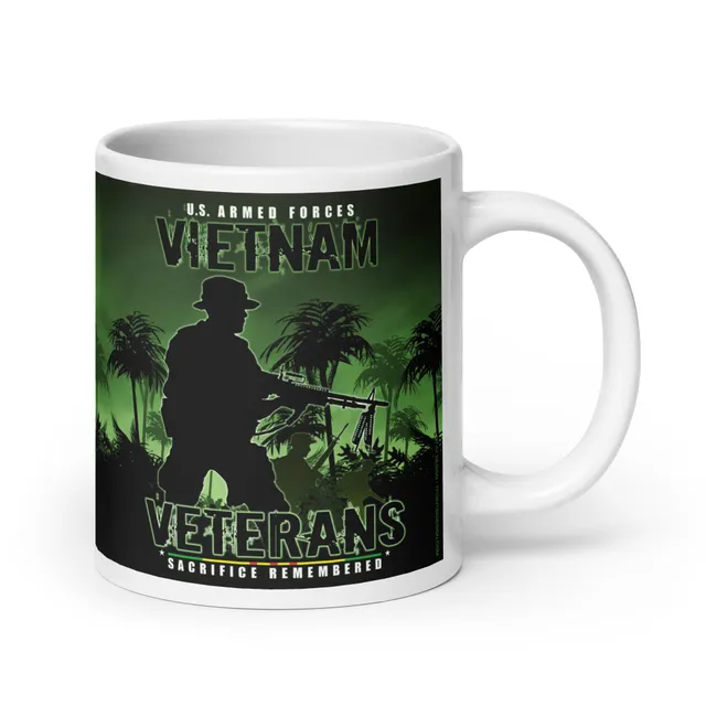 7.62 Design Vietnam Vets Tazza Ceramica 591 ml Bianca
