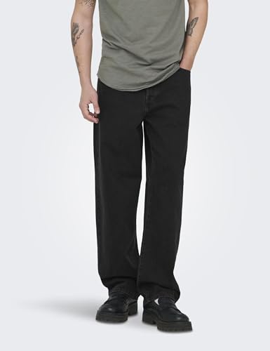 Only & Sons Jeans Loose Nero Denim 34W/32L