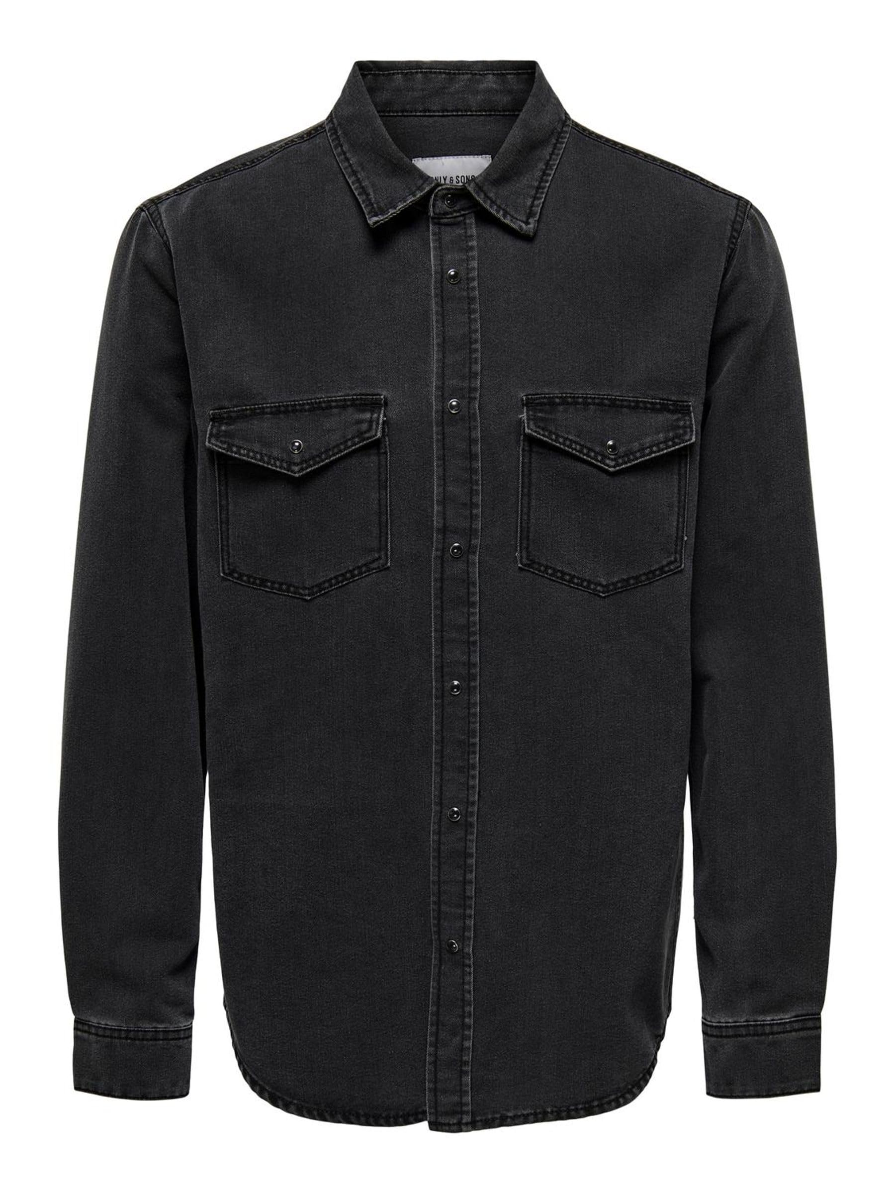 ONLY & SONS ONSBANE Camicia Uomo L Denim