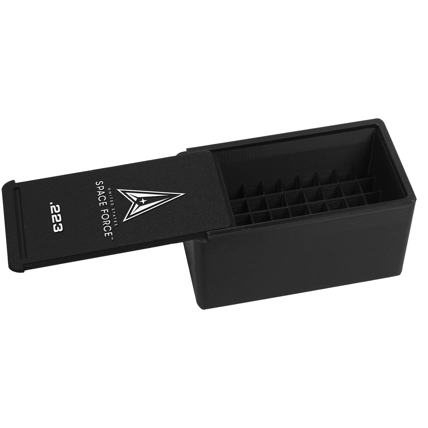 7.62 Design 3D Printed Ammo Boxes U.S. Space Force box 9mm 50 colpi