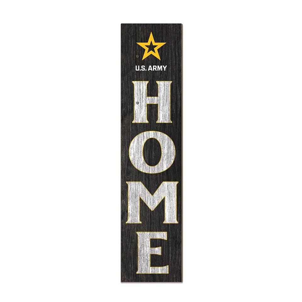 7.62 Design U.S. Army Home 11x46 insegna PVC porch leaner