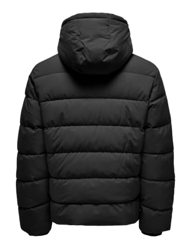 ONLY & SONS Onsmarvin Life Puffer Giacca Uomo L Nero