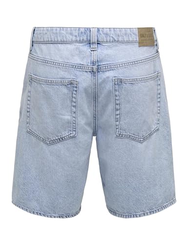 Only & Sons Onsedge Loose Shorts Uomo M Blu Scuro