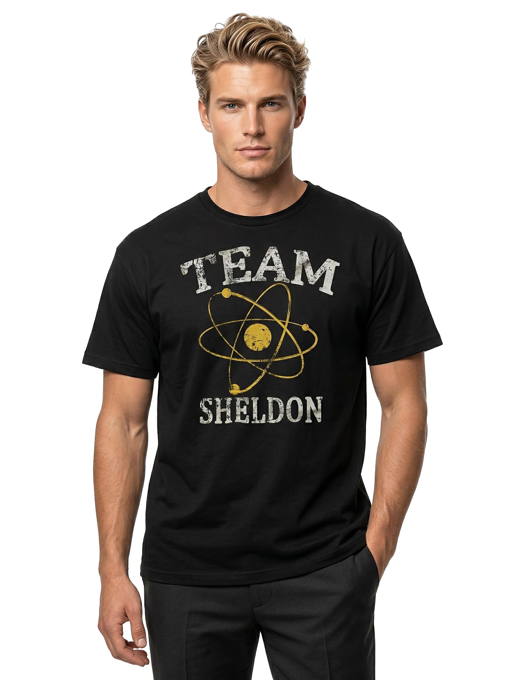 MAKAYA T-Shirt Uomo Team Sheldon Maglietta S Cotone