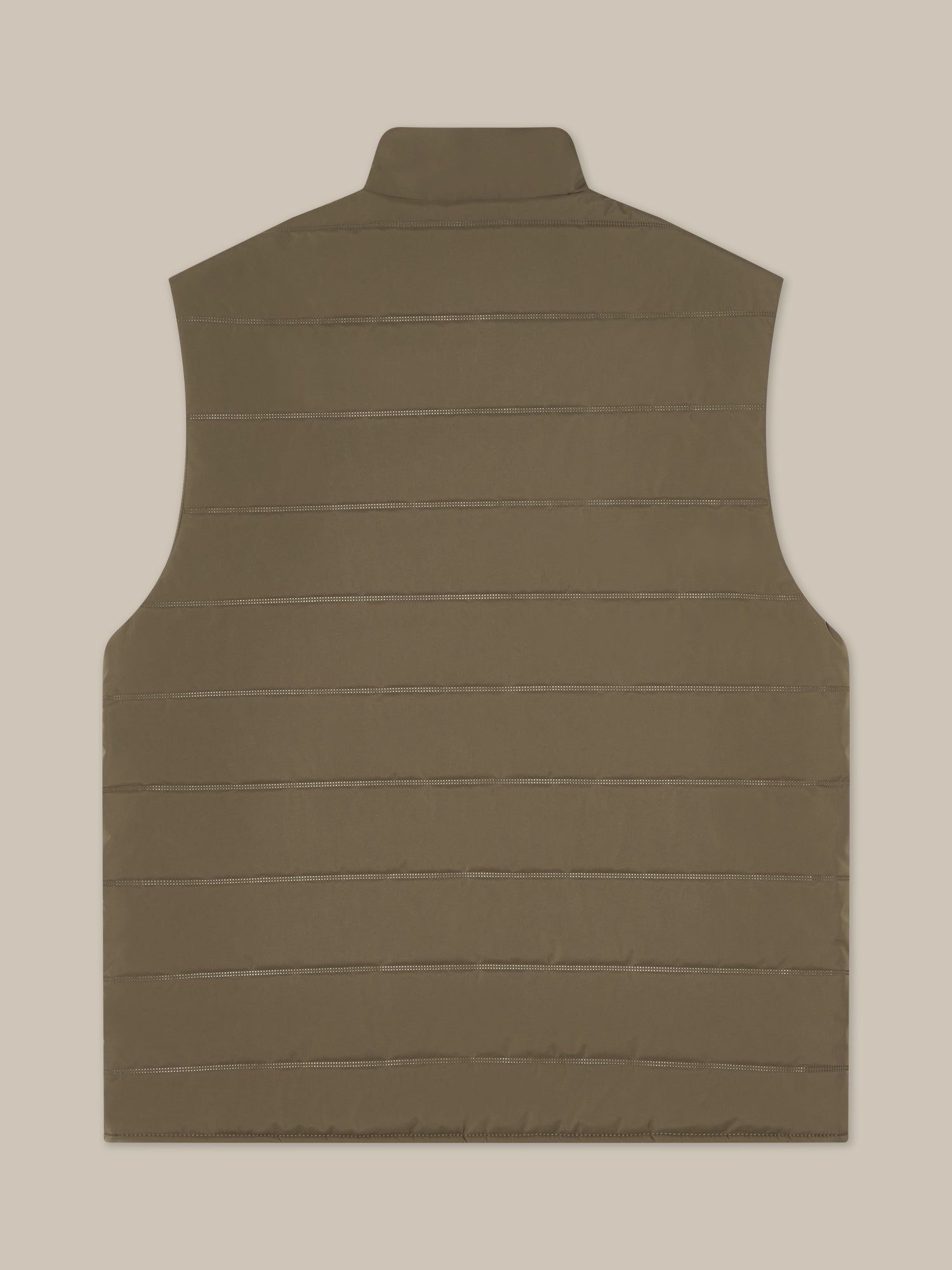 Robert Talbott Driver Gilet Trapuntato Taupe Idrorep.