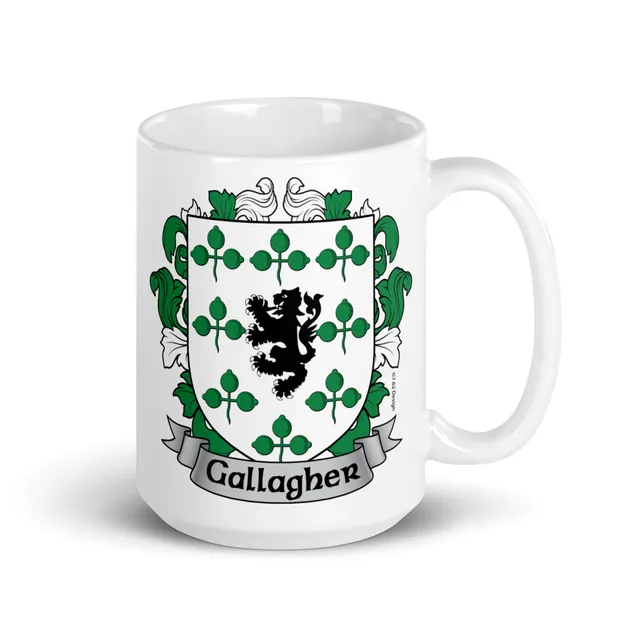 7.62 Design Gallagher Tazza Ceramica 15oz Stemma Irlandese