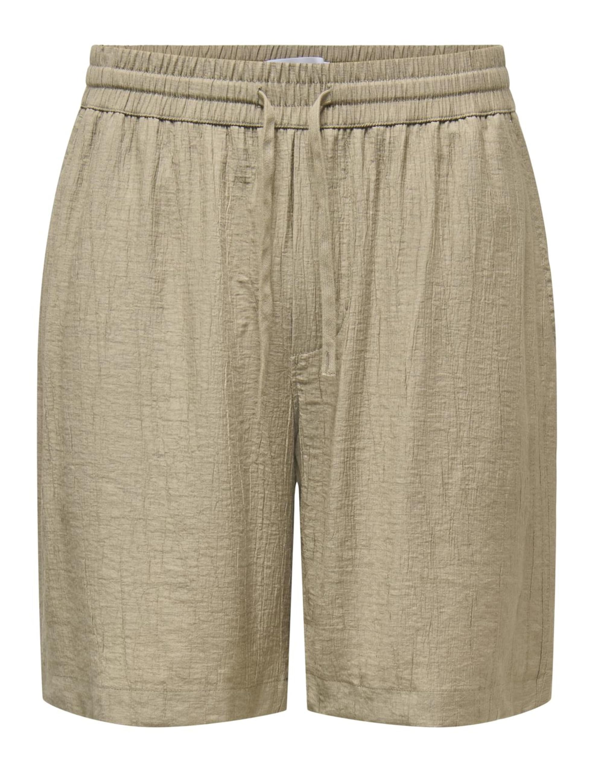 Only & Sons Onstel pantaloncini uomo neri strutturati