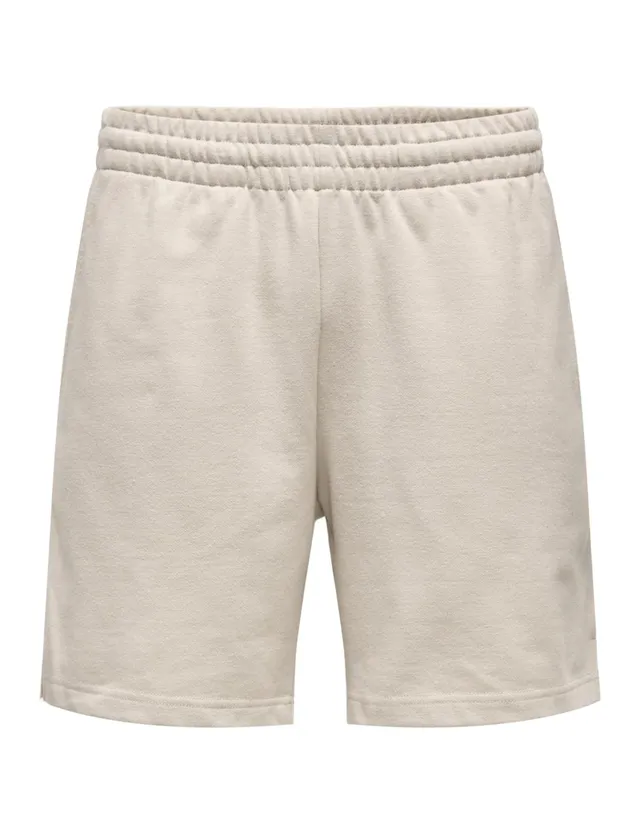 Only & Sons Onsdavid Pantaloncini Uomo Argento Cotone