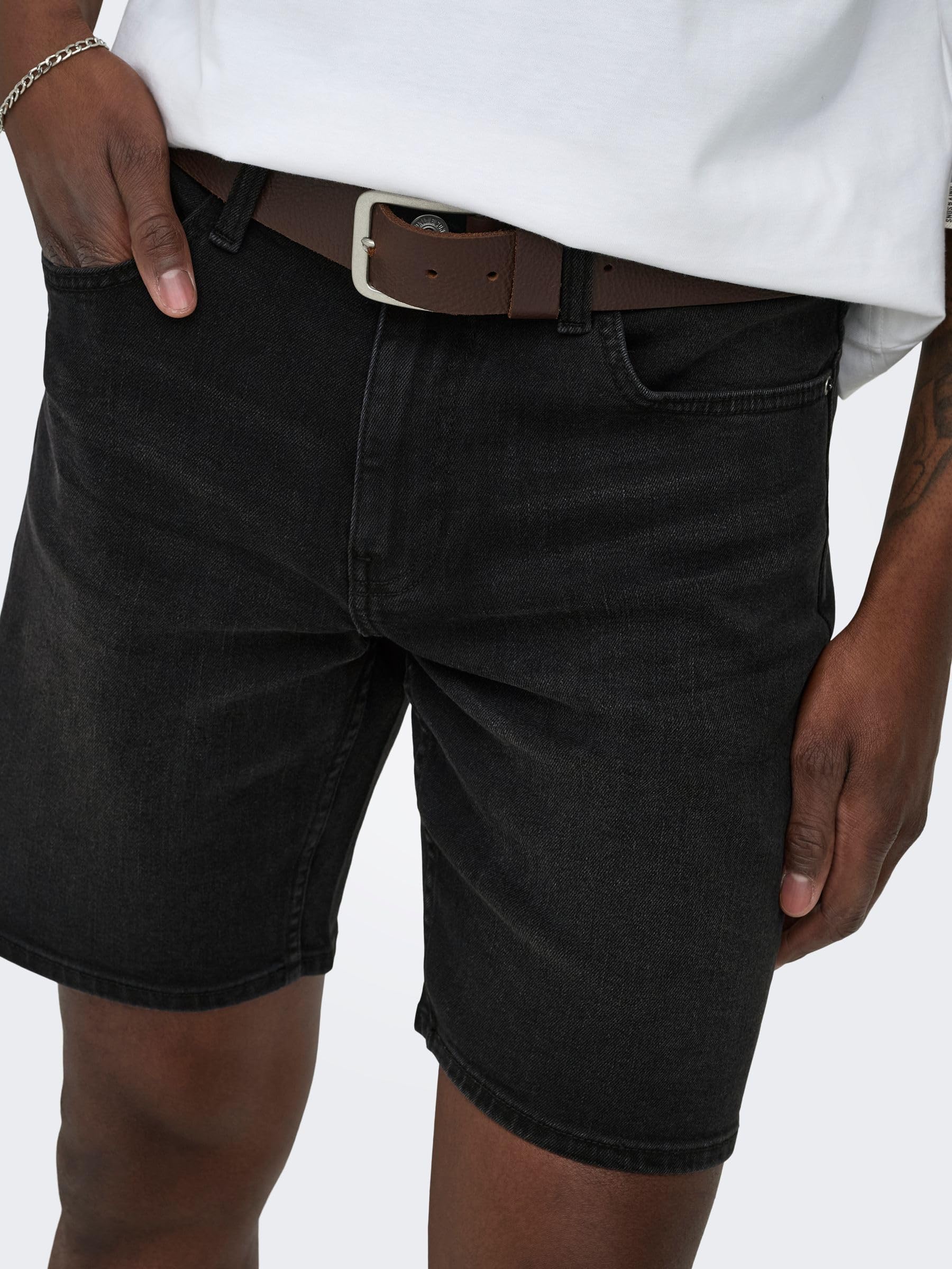 Only & Sons ONSWEFT Shorts Uomo Denim Regular Fit