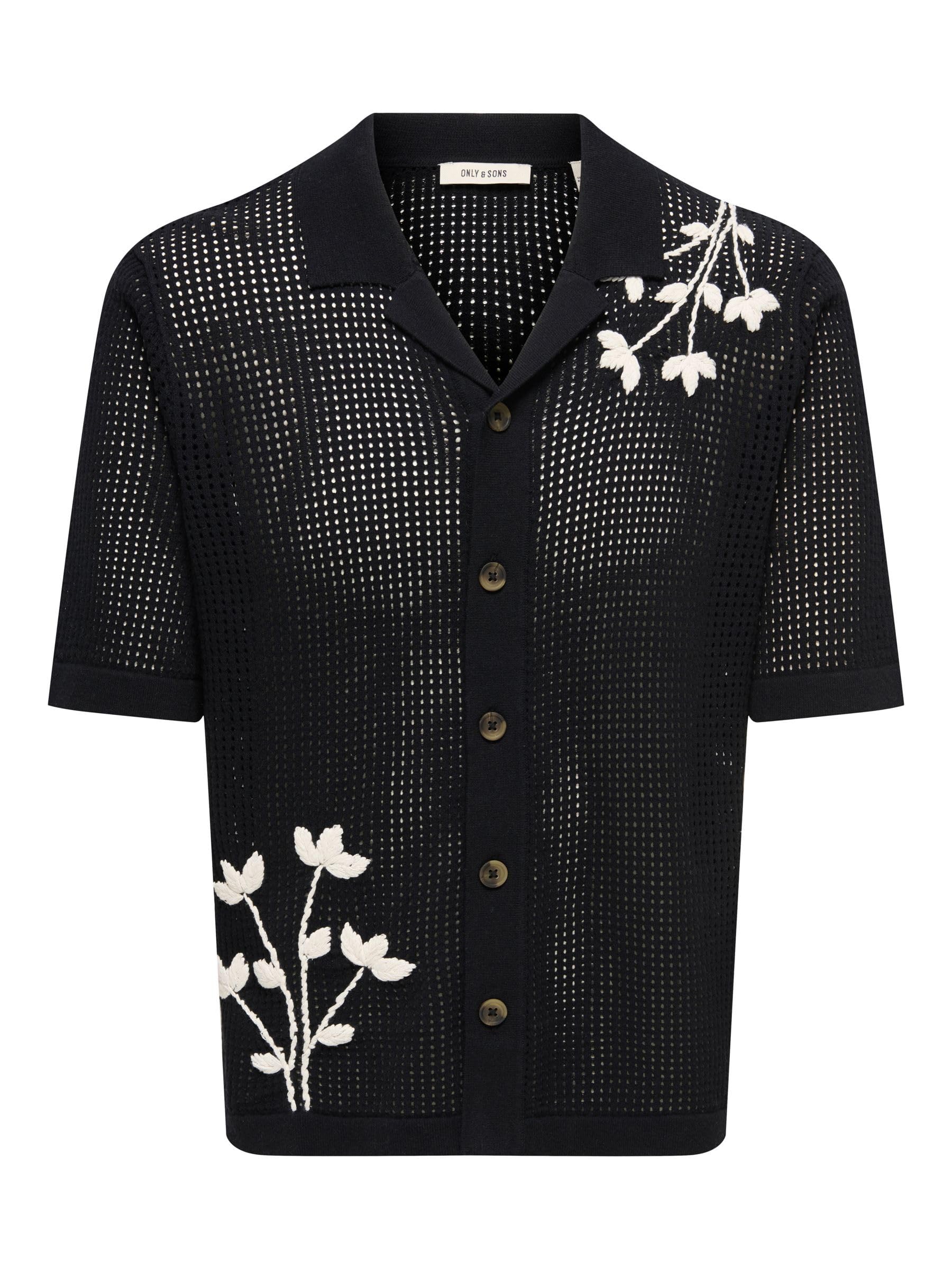 Only & Sons Onstegan Life polo nero L manica corta