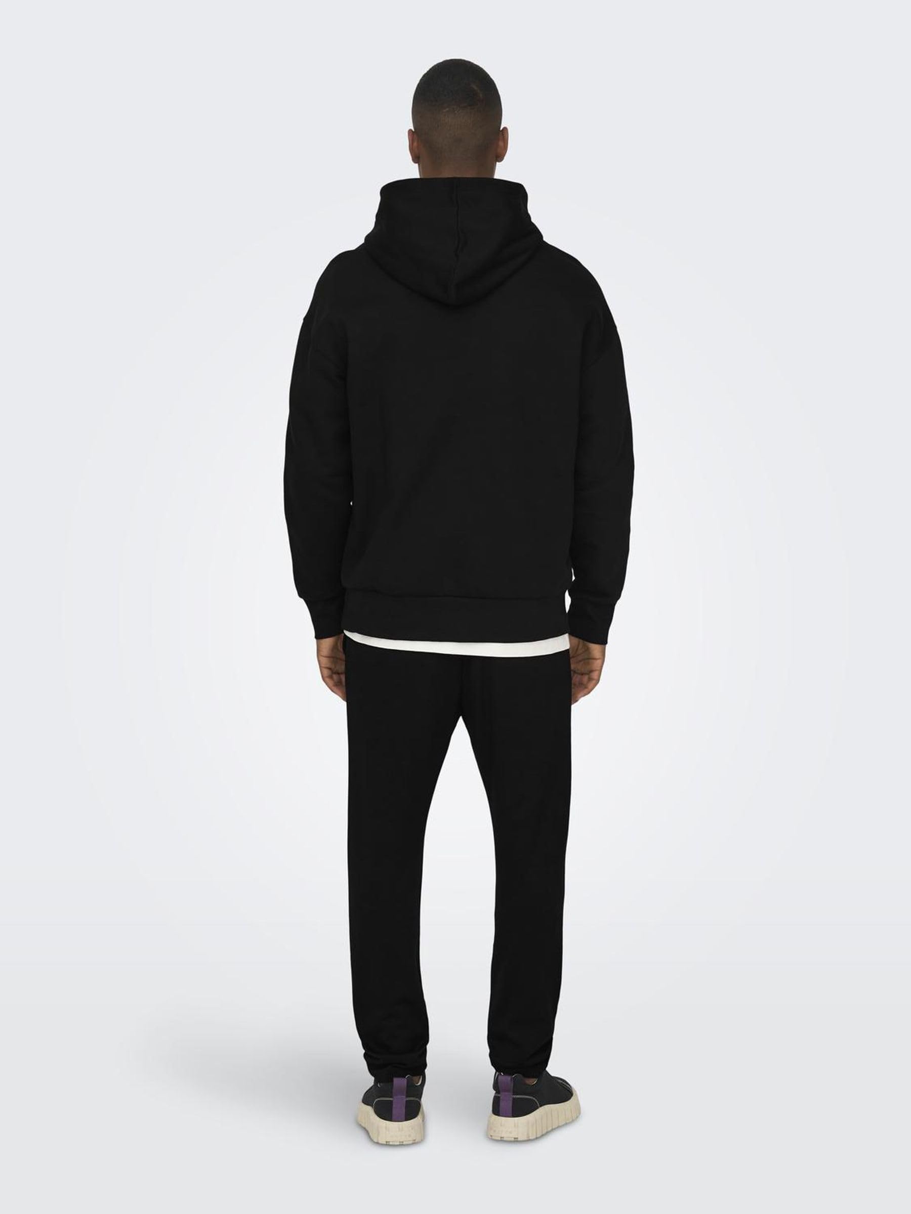 Only & Sons Onsdan Felpa Pesante Cappuccio Uomo Relaxed