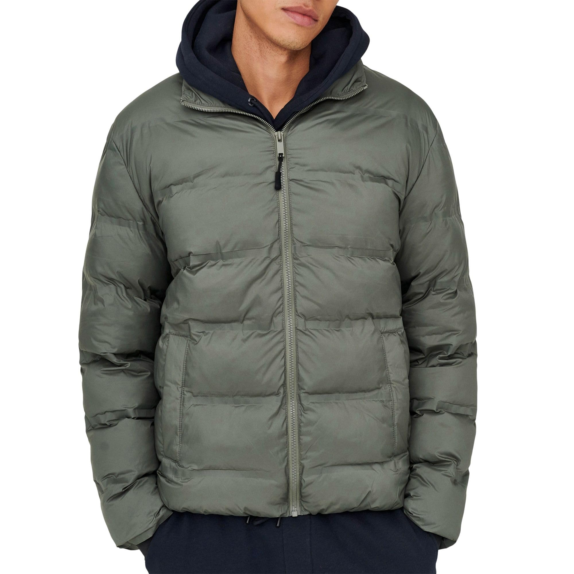 Only & Sons Onsunion Giacca Puffer Uomo Senza Cuciture