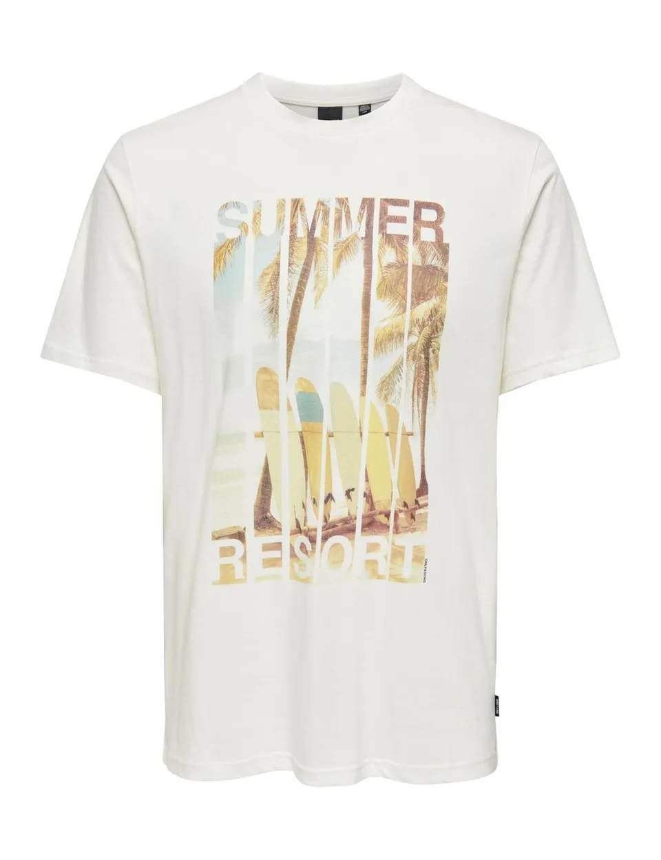 Only & Sons Onsmagdy Photoprint t-shirt uomo L cloud dancer