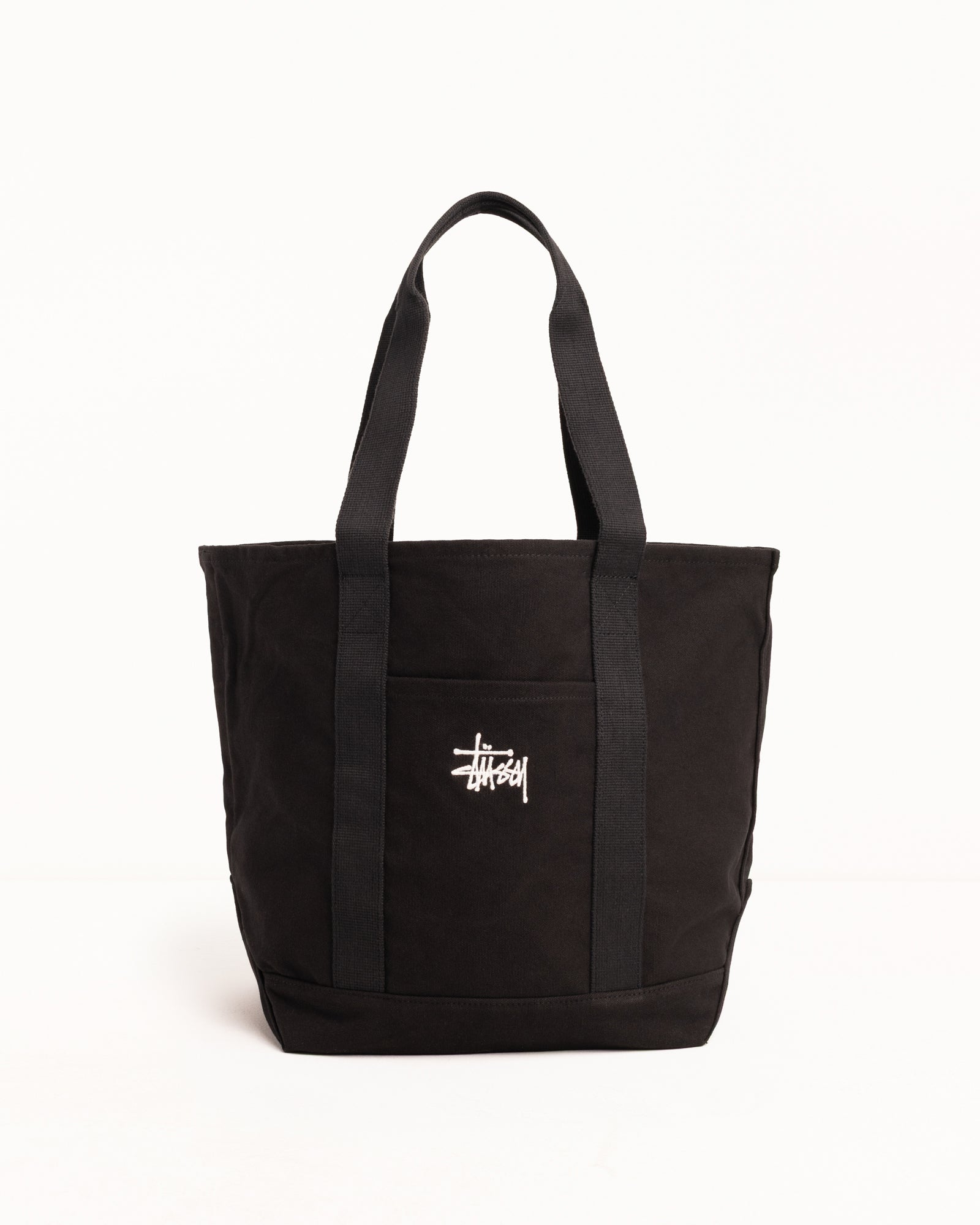 Stussy Accessories Canvas Market Tote borsa Black 46 cm