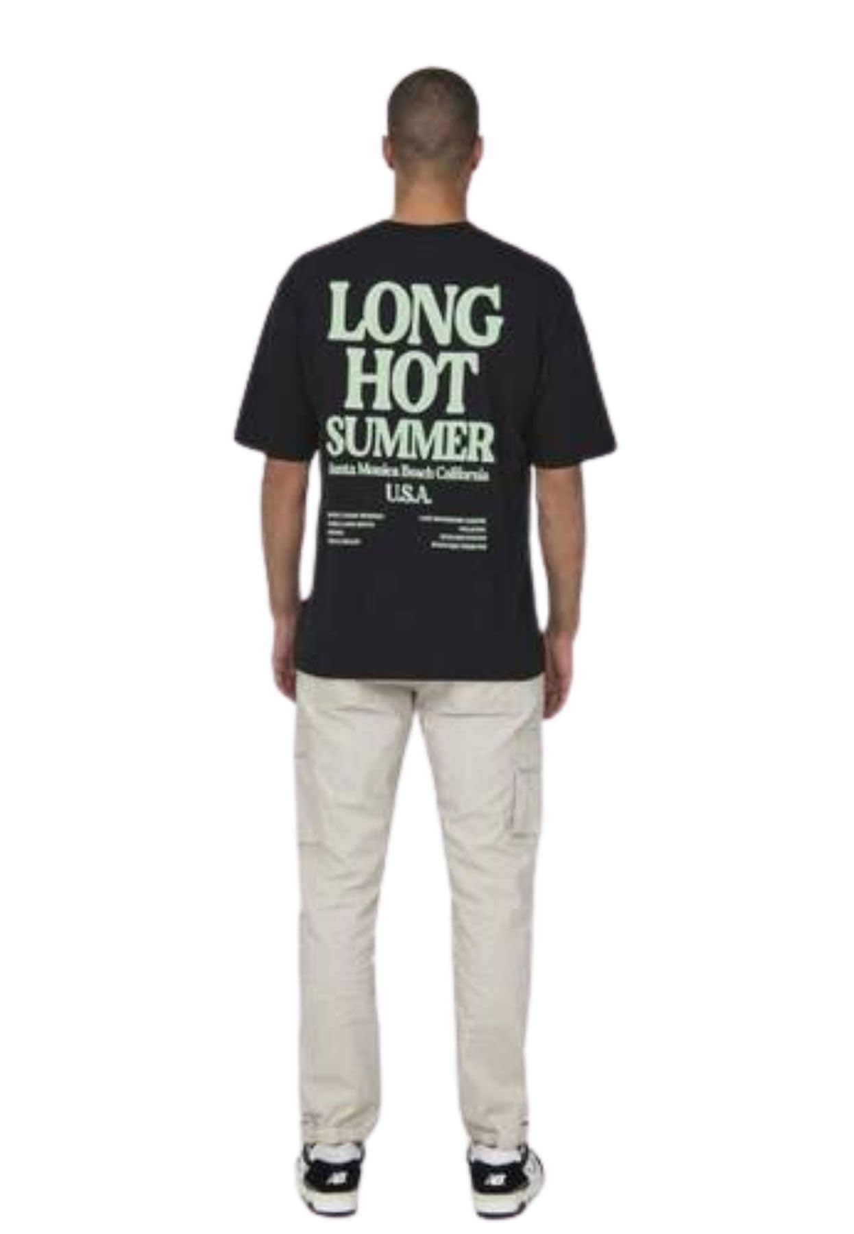 ONLY & SONS Onskenny RLX Text T-shirt uomo manica corta relaxed