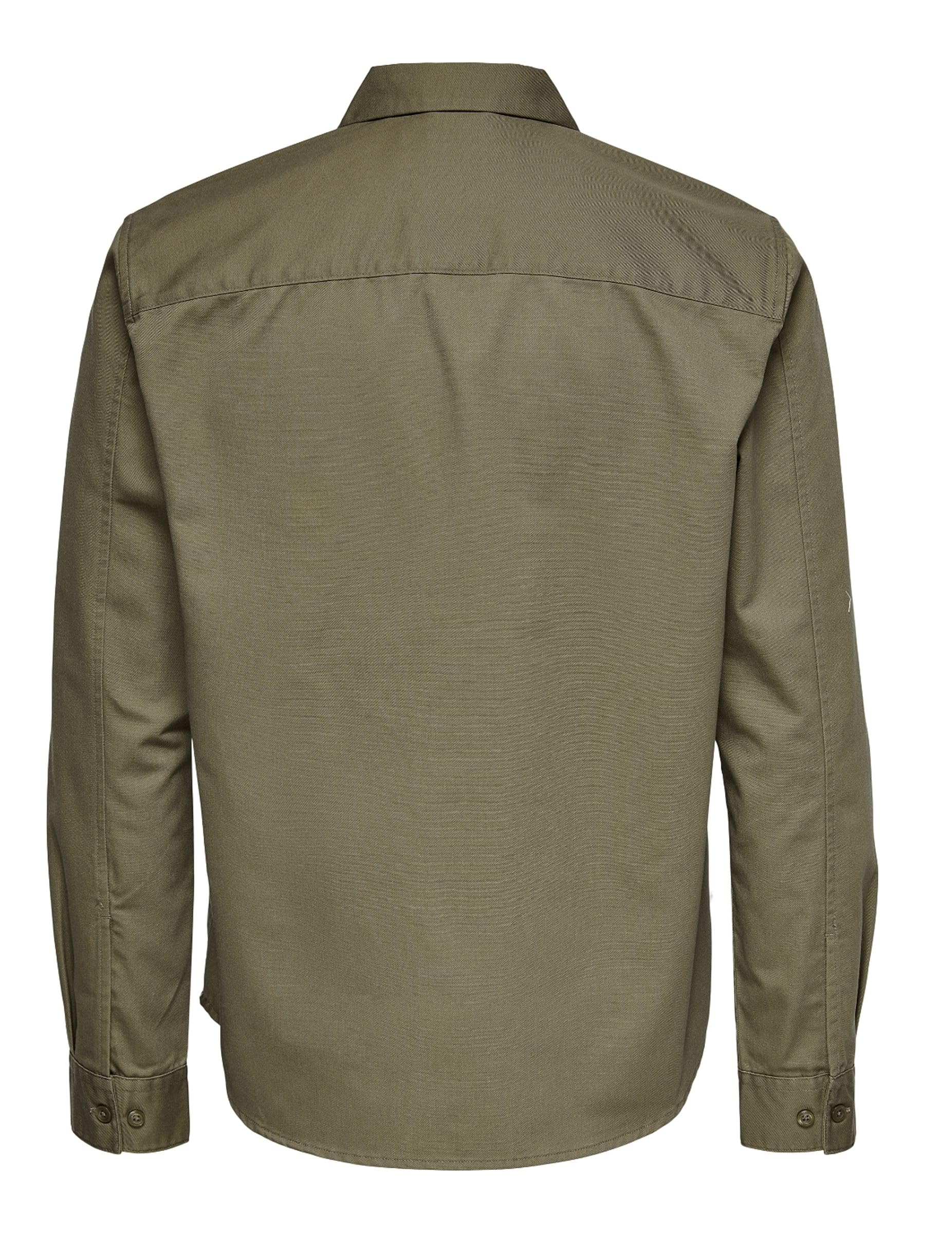 Only & Sons Onsmatti camicia overshirt twill maniche lunghe