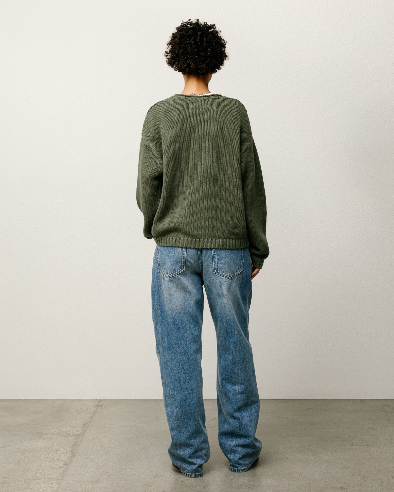 Stussy Big Ol Jean denim indaco stone wash 14,5 oz