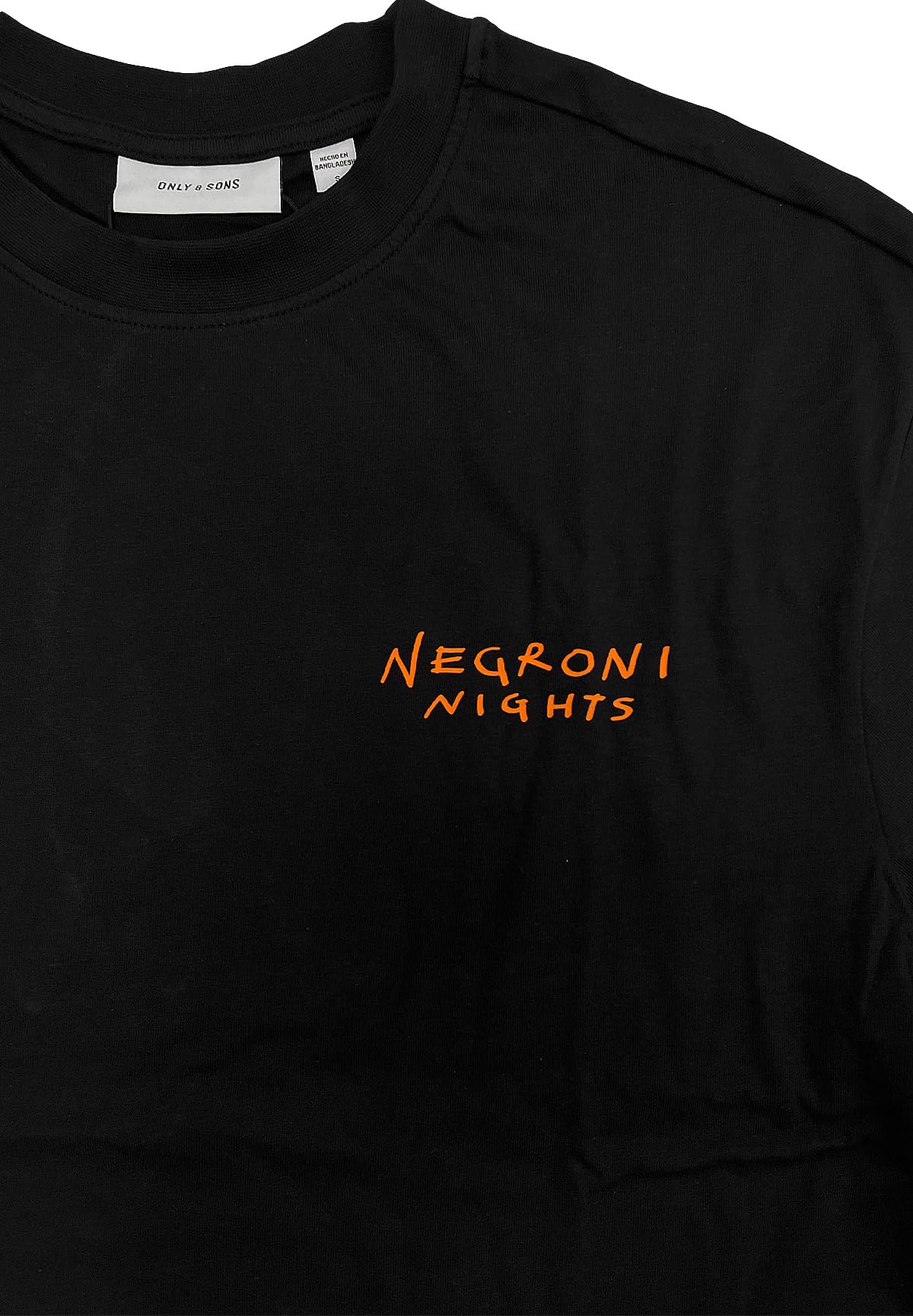 Only & Sons T-Shirt Ampia Girocollo L Stampa Design Cotone