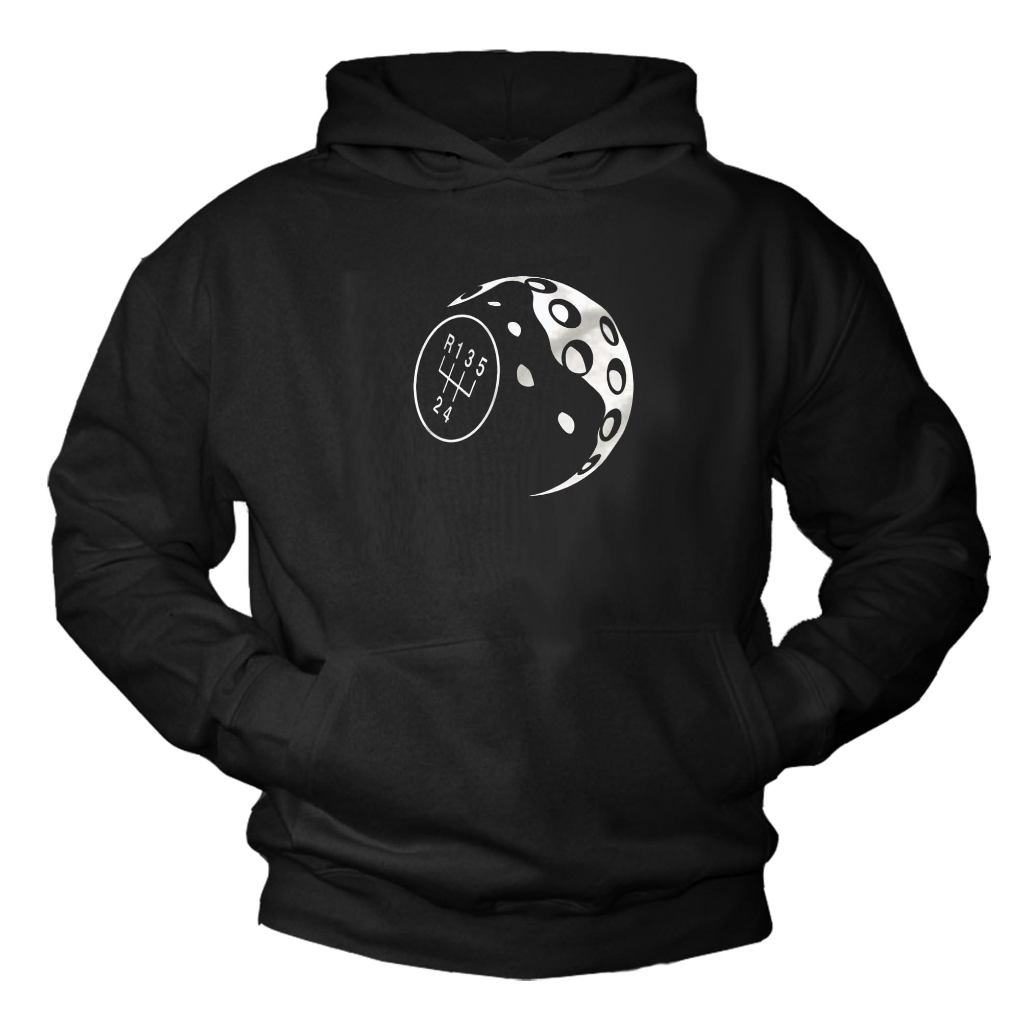 MAKAYA Felpa con Cappuccio Uomo Vintage Racing hoodie 4XL