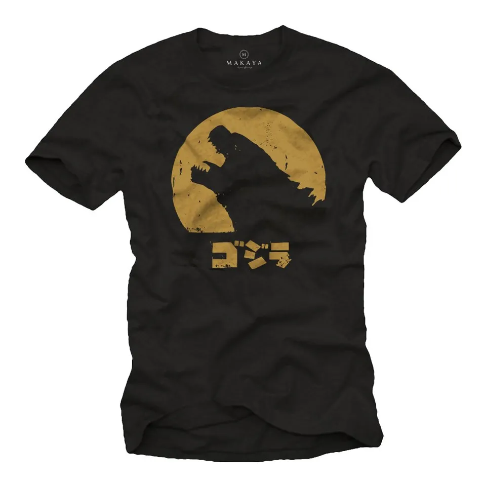 MAKAYA Godzilla 2014 T-Shirt Uomo Divertente 100% Cotone
