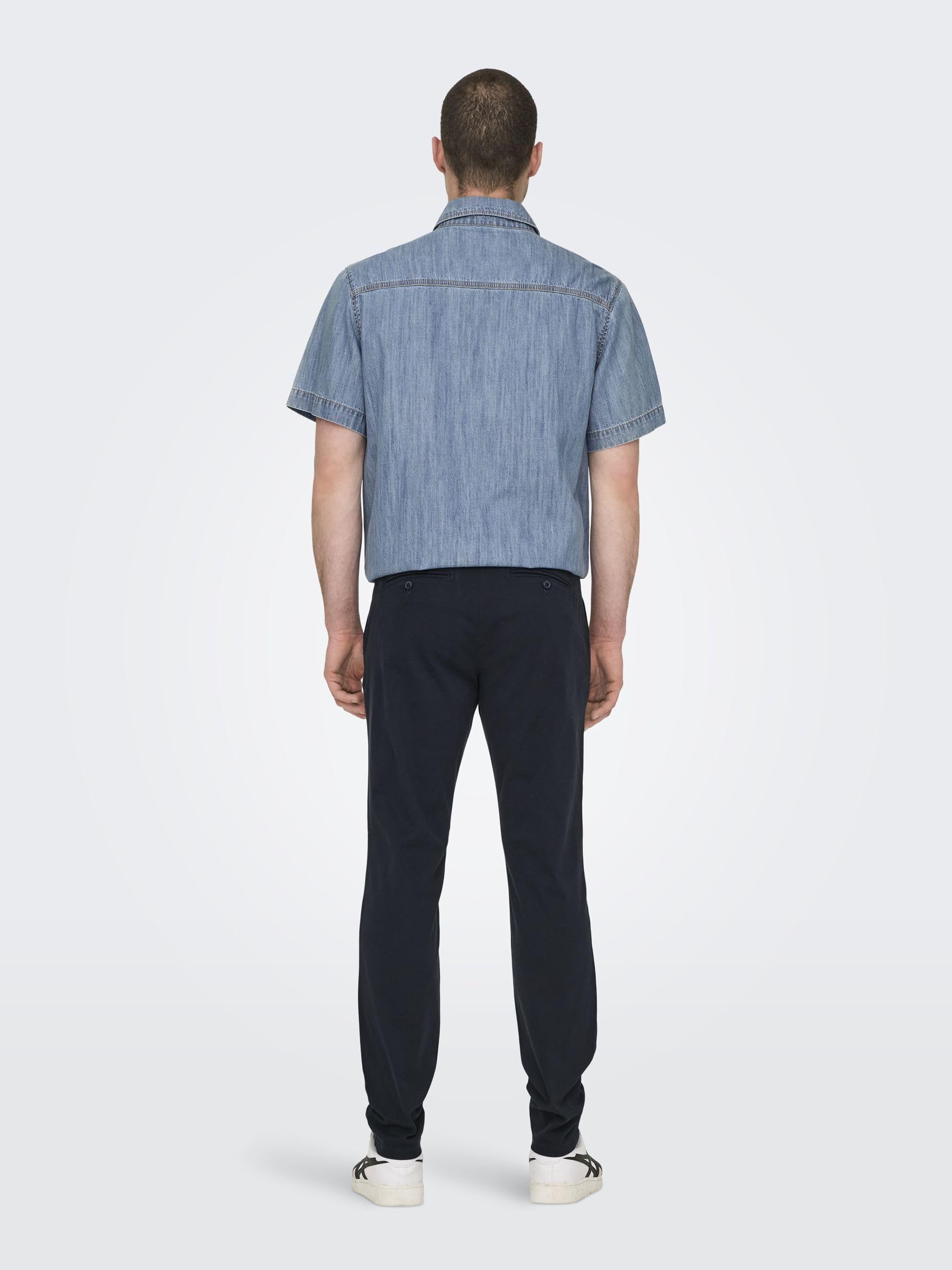 Only & Sons Onscam Pantaloni Chino Uomo 36W/32L Tapered