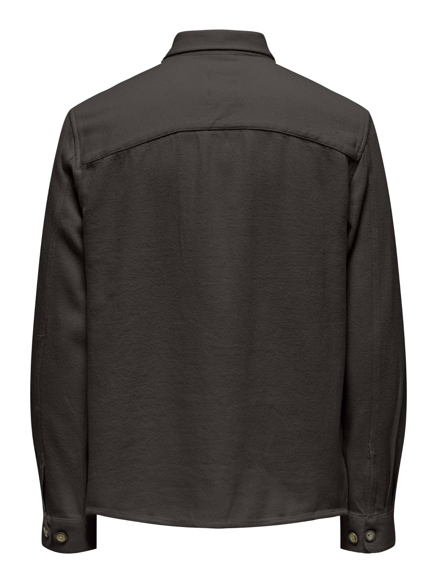 Only & Sons Mar overshirt camicia uomo Raven